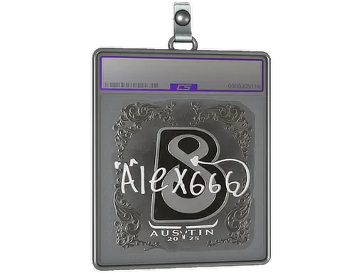 Sticker Slab | alex666 (Foil) | Austin 2025