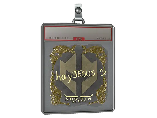 Sticker Slab | chayJESUS (Gold) | Austin 2025