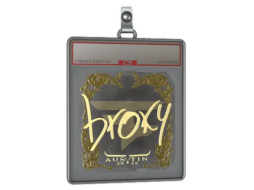 Sticker Slab | broky (Gold) | Austin 2025