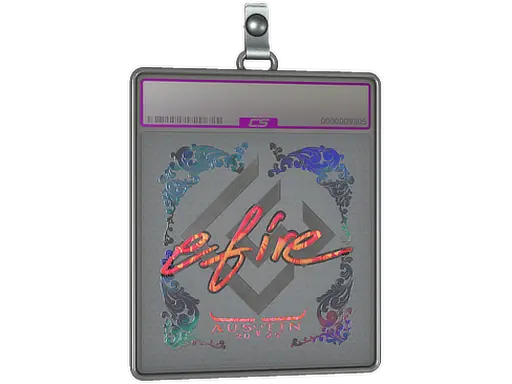 Sticker Slab | efire (Holo) | Austin 2025