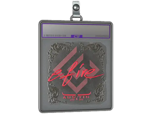 Sticker Slab | efire (Foil) | Austin 2025