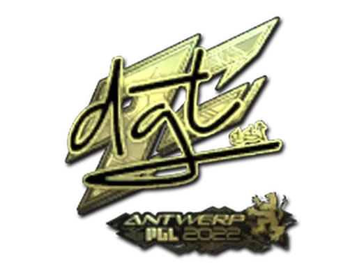 Sticker | dgt (Gold) | Antwerp 2022