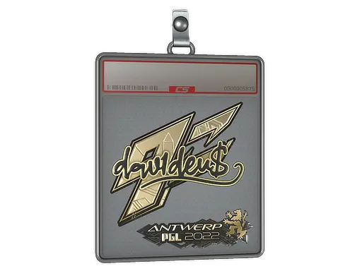 Sticker Slab | dav1d (Gold) | Antwerp 2022