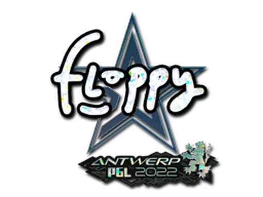 Sticker | floppy (Glitter) | Antwerp 2022