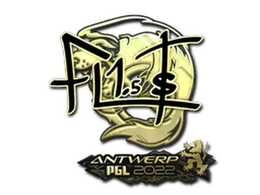 Sticker | FL1T (Gold) | Antwerp 2022
