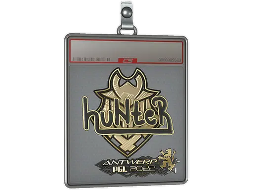 Sticker Slab | huNter (Gold) | Antwerp 2022