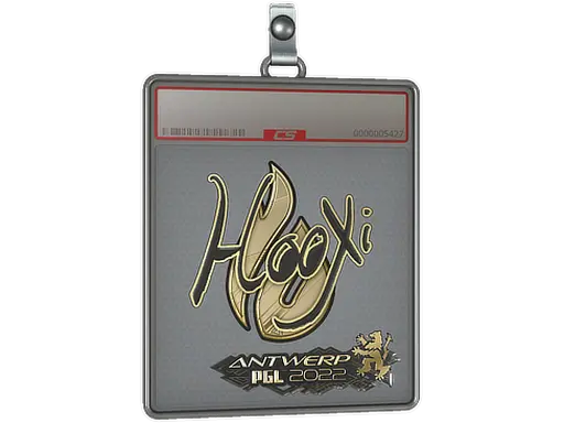 Sticker Slab | HooXi (Gold) | Antwerp 2022