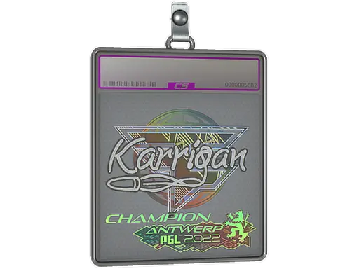Sticker Slab | karrigan (Holo, Champion) | Antwerp 2022