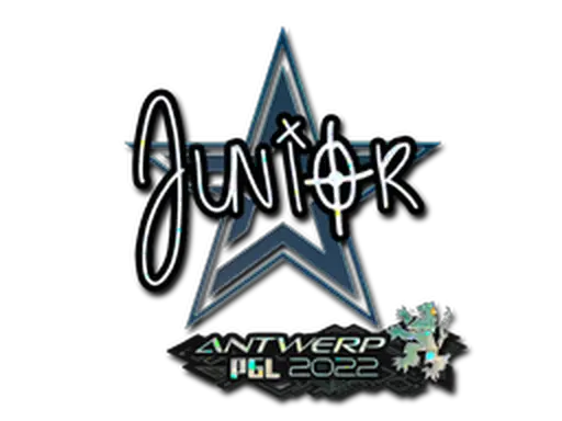 Sticker | junior (Glitter) | Antwerp 2022