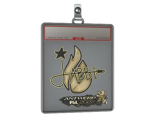Sticker Slab | jabbi (Gold) | Antwerp 2022