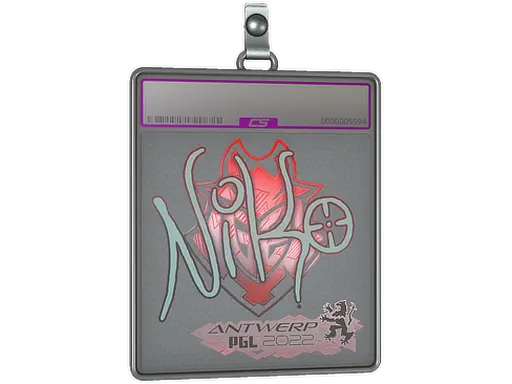 Sticker Slab | NiKo (Holo) | Antwerp 2022