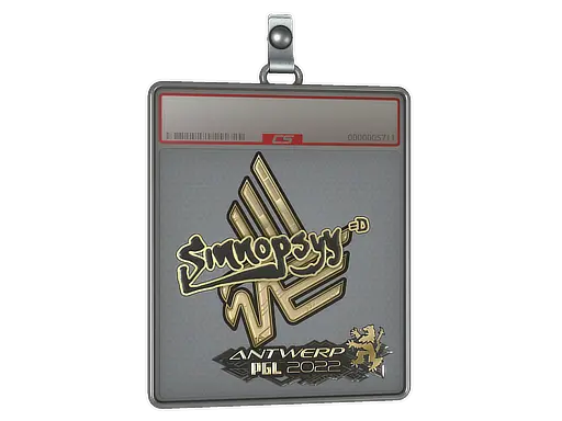 Sticker Slab | sinnopsyy (Gold) | Antwerp 2022