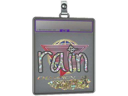 Sticker Slab | rain (Glitter, Champion) | Antwerp 2022