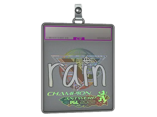 Sticker Slab | rain (Holo, Champion) | Antwerp 2022