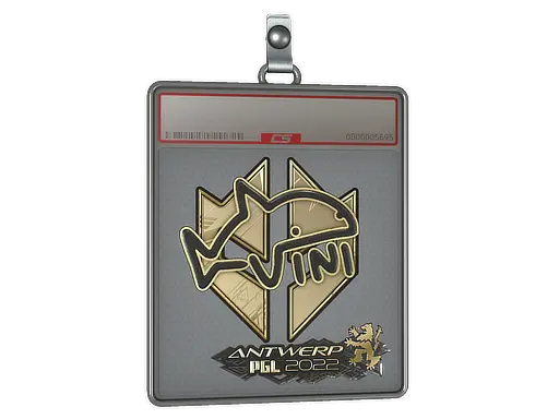 Sticker Slab | VINI (Gold) | Antwerp 2022