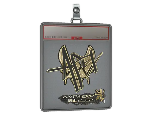Sticker Slab | apEX (Gold) | Antwerp 2022