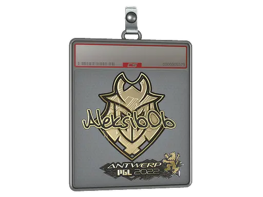 Sticker Slab | Aleksib (Gold) | Antwerp 2022