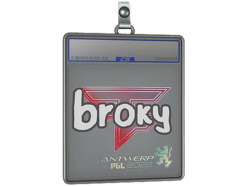 Sticker Slab | broky | Antwerp 2022