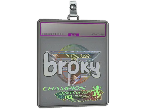 Sticker Slab | broky (Holo, Champion) | Antwerp 2022
