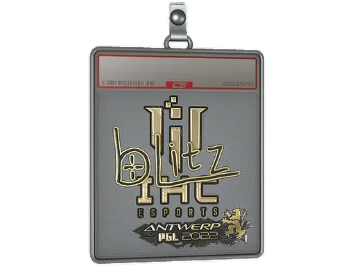 Sticker Slab | bLitz (Gold) | Antwerp 2022