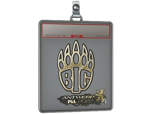 Sticker Slab | BIG (Gold) | Antwerp 2022