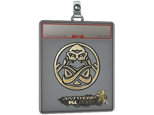 Sticker Slab | ENCE (Gold) | Antwerp 2022