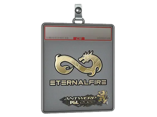 Sticker Slab | Eternal Fire (Gold) | Antwerp 2022