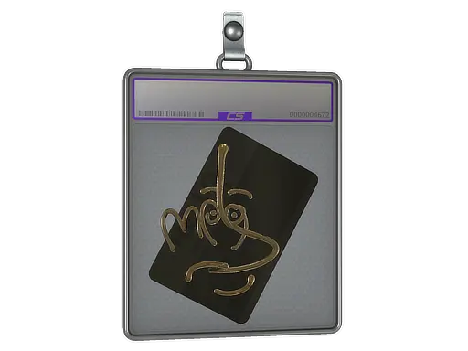 Sticker Slab | Hello MP9 (Gold)
