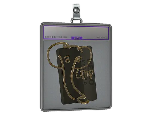 Sticker Slab | Hello UMP-45 (Gold)