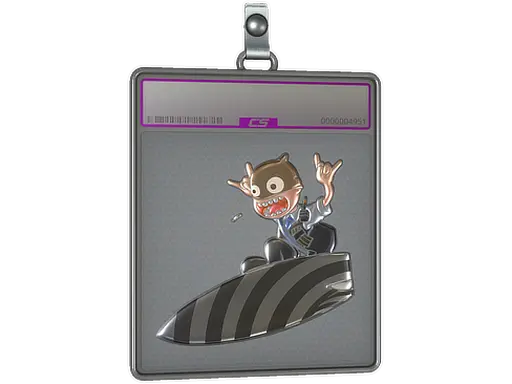 Sticker Slab | Hypnotic Surf K (Foil)