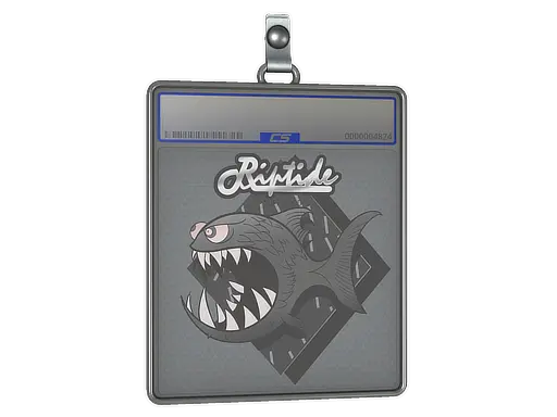 Sticker Slab | Black Jaggyfish