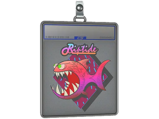 Sticker Slab | Pink Jaggyfish