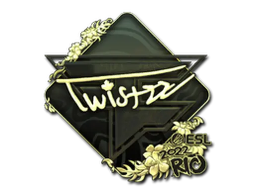 Sticker | Twistzz (Gold) | Rio 2022