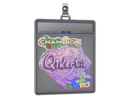 Sticker Slab | qikert (Champion) | Rio 2022