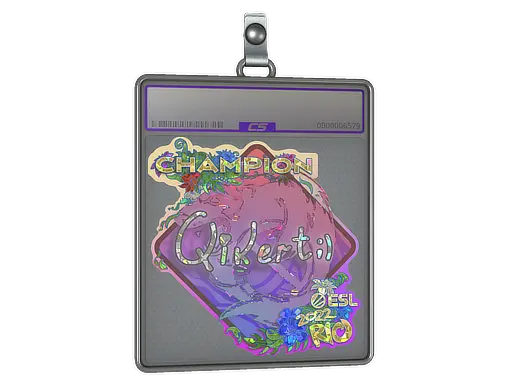 Sticker Slab | qikert (Glitter, Champion) | Rio 2022