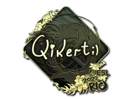 Sticker | qikert (Gold) | Rio 2022