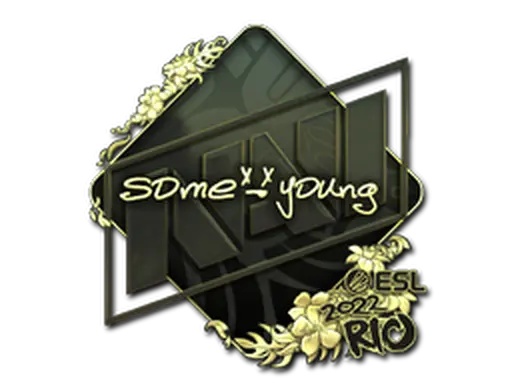 Sticker | sdy (Gold) | Rio 2022