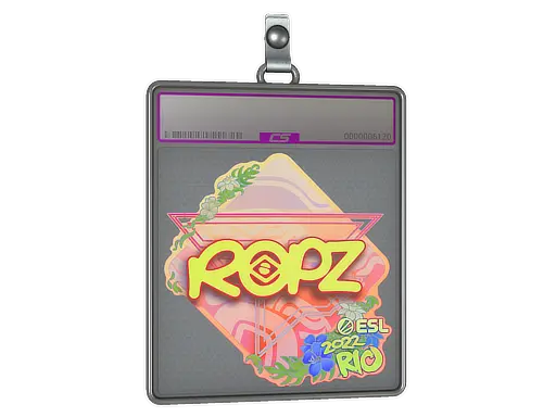 Sticker Slab | ropz (Holo) | Rio 2022