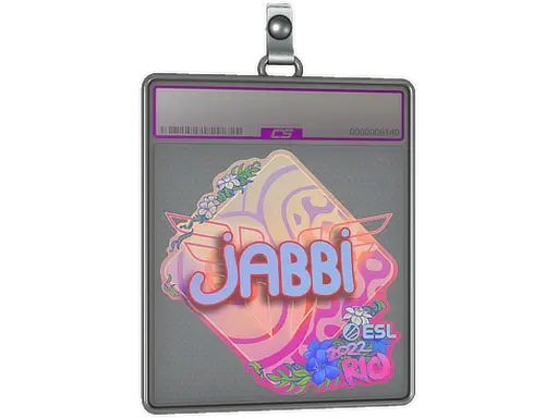 Sticker Slab | jabbi (Holo) | Rio 2022