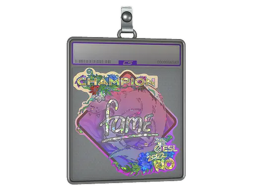 Sticker Slab | fame (Glitter, Champion) | Rio 2022