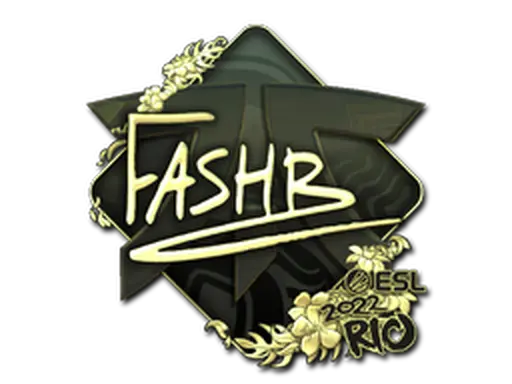 Sticker | FASHR (Gold) | Rio 2022