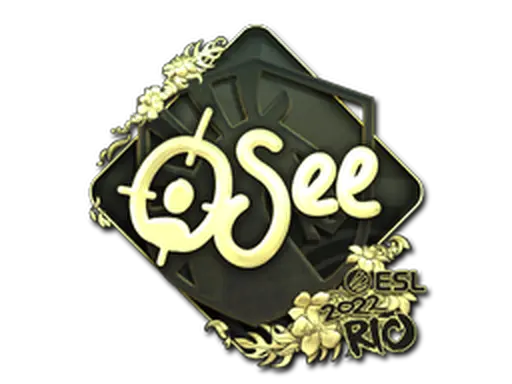 Sticker | oSee (Gold) | Rio 2022