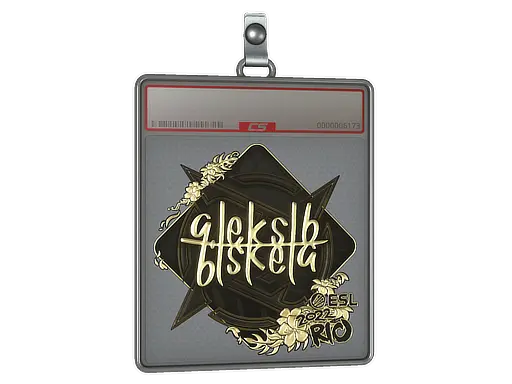 Sticker Slab | Aleksib (Gold) | Rio 2022