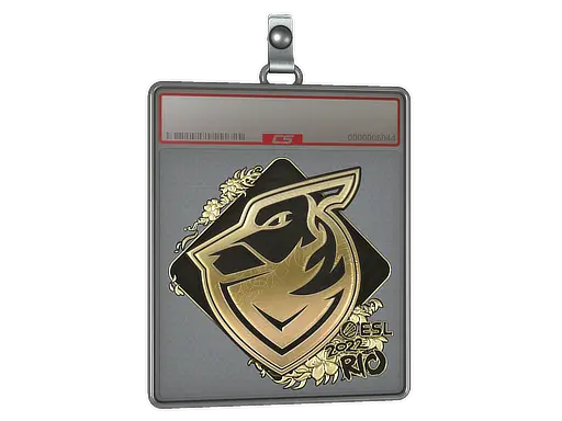 Sticker Slab | Grayhound Gaming (Gold) | Rio 2022
