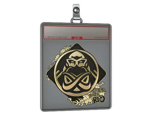 Sticker Slab | ENCE (Gold) | Rio 2022