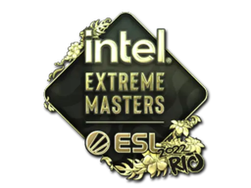 Sticker | IEM (Gold) | Rio 2022
