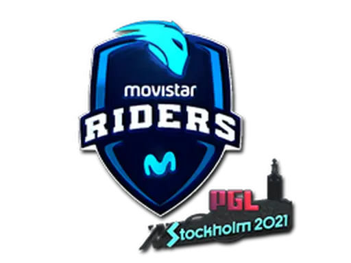 Sticker | Movistar Riders (Foil) | Stockholm 2021