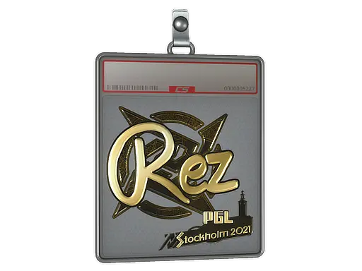 Sticker Slab | REZ (Gold) | Stockholm 2021