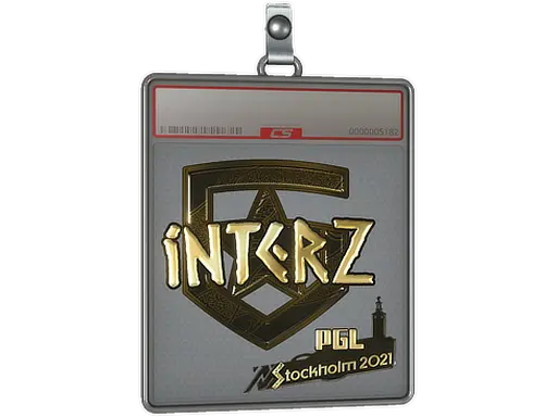 Sticker Slab | interz (Gold) | Stockholm 2021