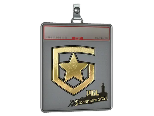 Sticker Slab | Gambit Gaming (Gold) | Stockholm 2021